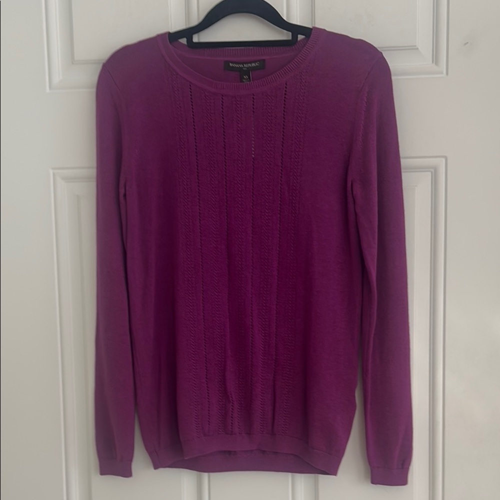 NWT Banana Republic Lightweight Long Sleeve Sweater, Size XS